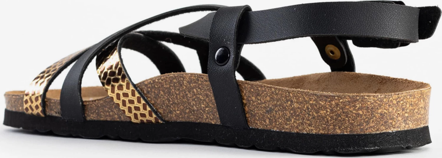 Sandales à Brides Sandales à Lanières Kari Femme Noir – Image 7