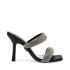 Steve Madden Jetsetter Sandal BLACK PEWTER