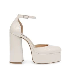 Steve Madden Tamy Sandal WHITE PATENT