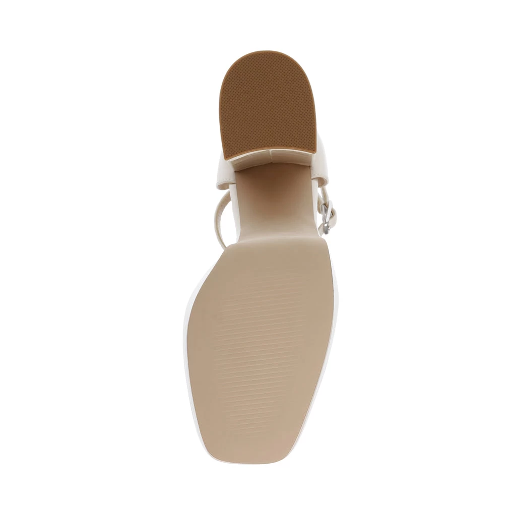 Steve Madden Tamy Sandal WHITE PATENT – Image 7