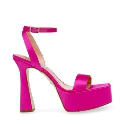 Steve Madden Discord Sandal FUCHSIA SATIN