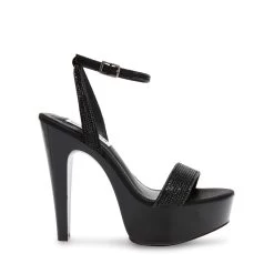 Steve Madden Julien-R Sandal BLACK CRYSTAL
