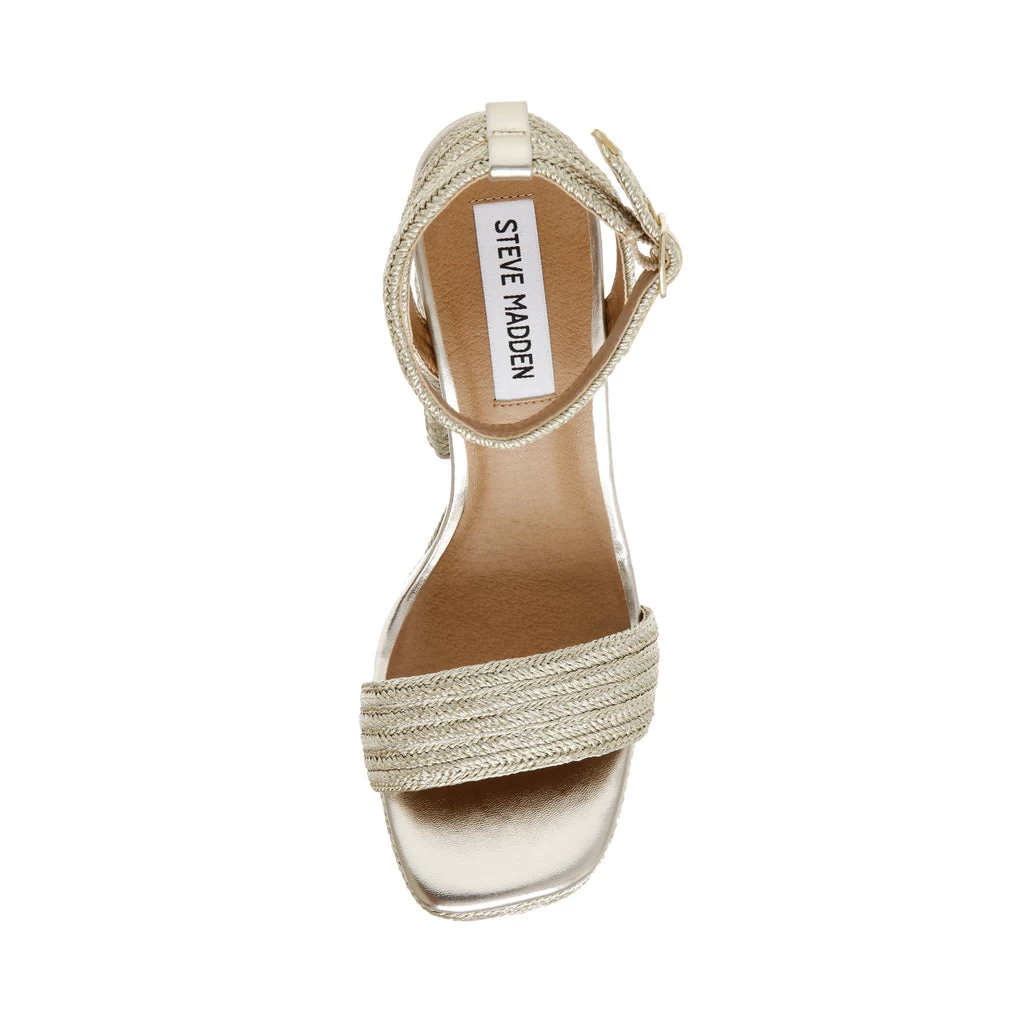 Steve Madden Layered Sandal LT GOLD – Image 5