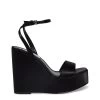Steve Madden Cecee Sandal BLACK SATIN