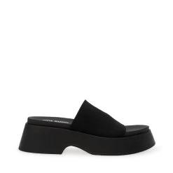 Steve Madden Throw Back Sandal BLACK