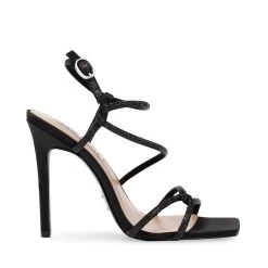 Steve Madden Implicit Sandal BLACK CRYSTAL