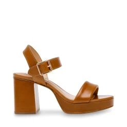 Steve Madden Freefall Sandal COGNAC LEATHER