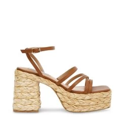 Steve Madden Belise Sandal COGNAC LEATHER