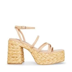 Steve Madden Belise Sandal NATURAL LEATHER