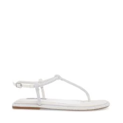 Steve Madden Novelist Sandal WHITE