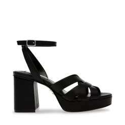 Steve Madden Fortezza Sandal BLK ACTION LEATHER