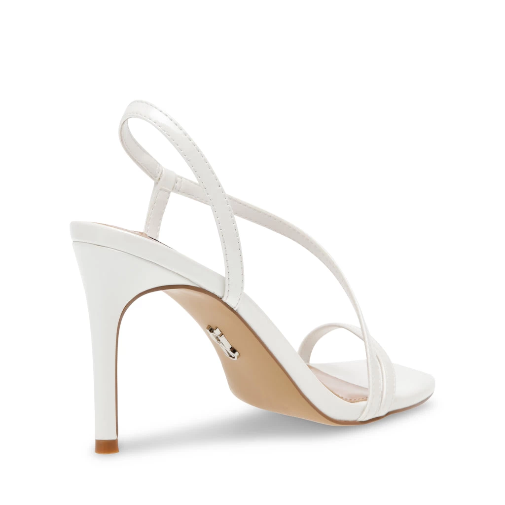 Steve Madden Ratify Sandal WHITE PATENT – Image 5