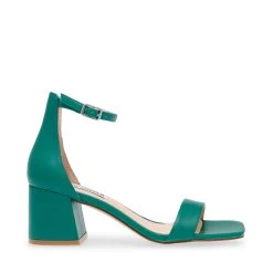 Steve Madden Low Tide Sandal EMERALD LEATHER