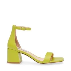 Steve Madden Low Tide Sandal LIME LEATHER
