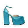 Steve Madden Charlize Sandal BLUE SATIN