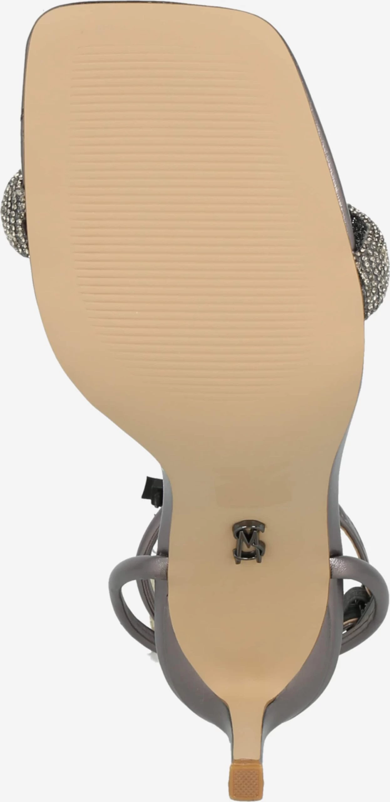 Steve Madden Sandales à Talons Sandales à Lanières ENTICE Femme Gris Argenté – Image 3