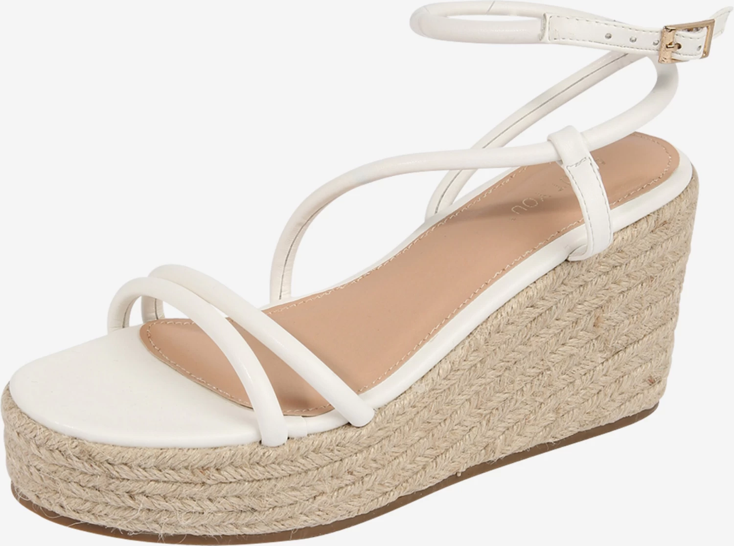 About You Sandales à Brides Sandales à Lanières Cora Femme Blanc