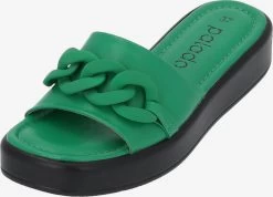 Sandales à Plateau Mule Jena Femme Vert