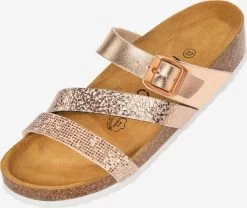 Sandales à Plateau Mule Chios Femme Rose