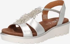 Ara Sandales à Brides Sandales à Lanières Bilbao Femme Argent