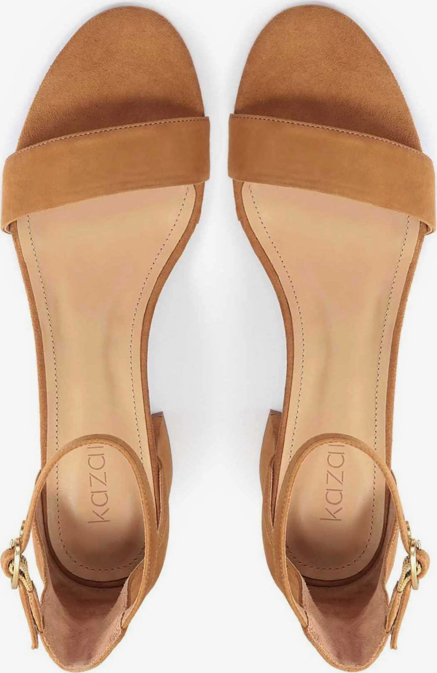 Kazar Sandales à Talons Sandales Femme Noisette – Image 4