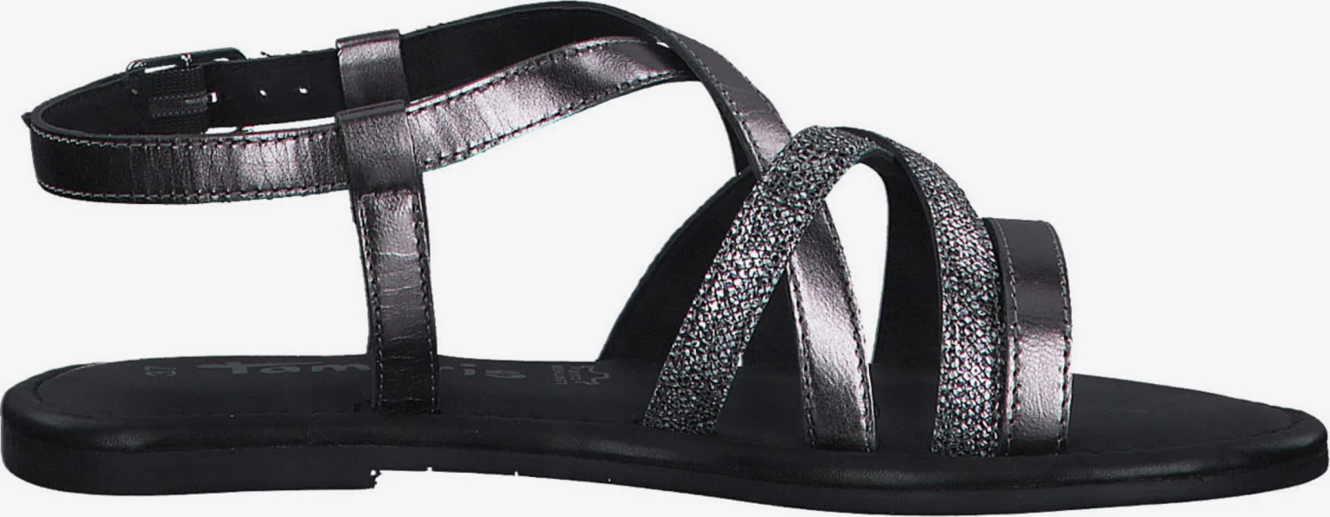 Tamaris Sandales à Brides Sandales à Lanières Femme Gris Foncé – Image 3