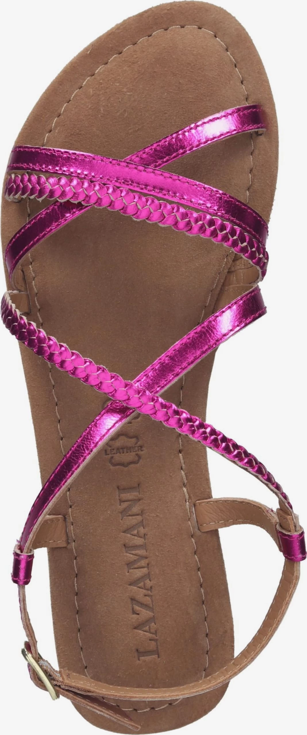 Lazamani Sandales à Brides Sandales à Lanières Femme Rose – Image 6