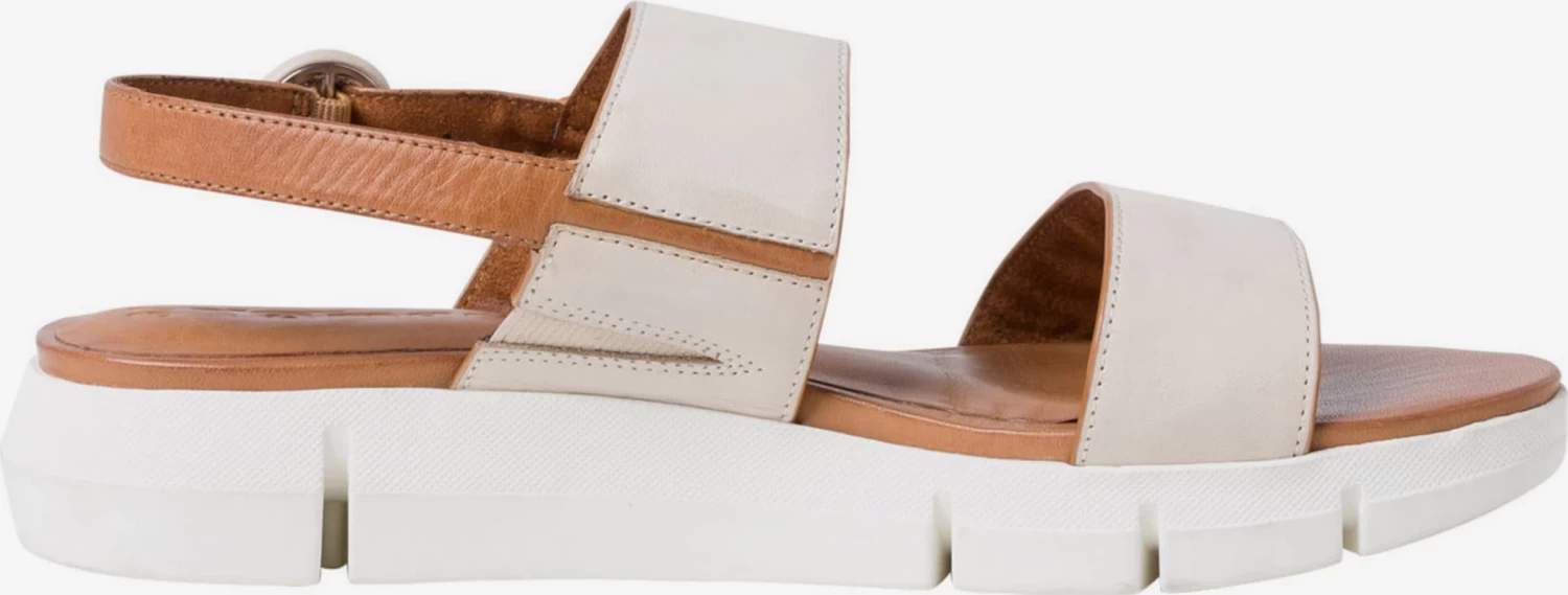 Tamaris Sandales à Plateau Sandales Femme Blanc Naturel – Image 3