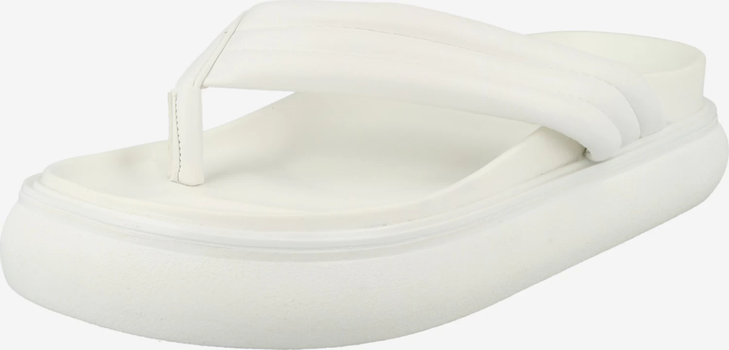 Public Desire Sandales Tongs SERENA Femme Blanc