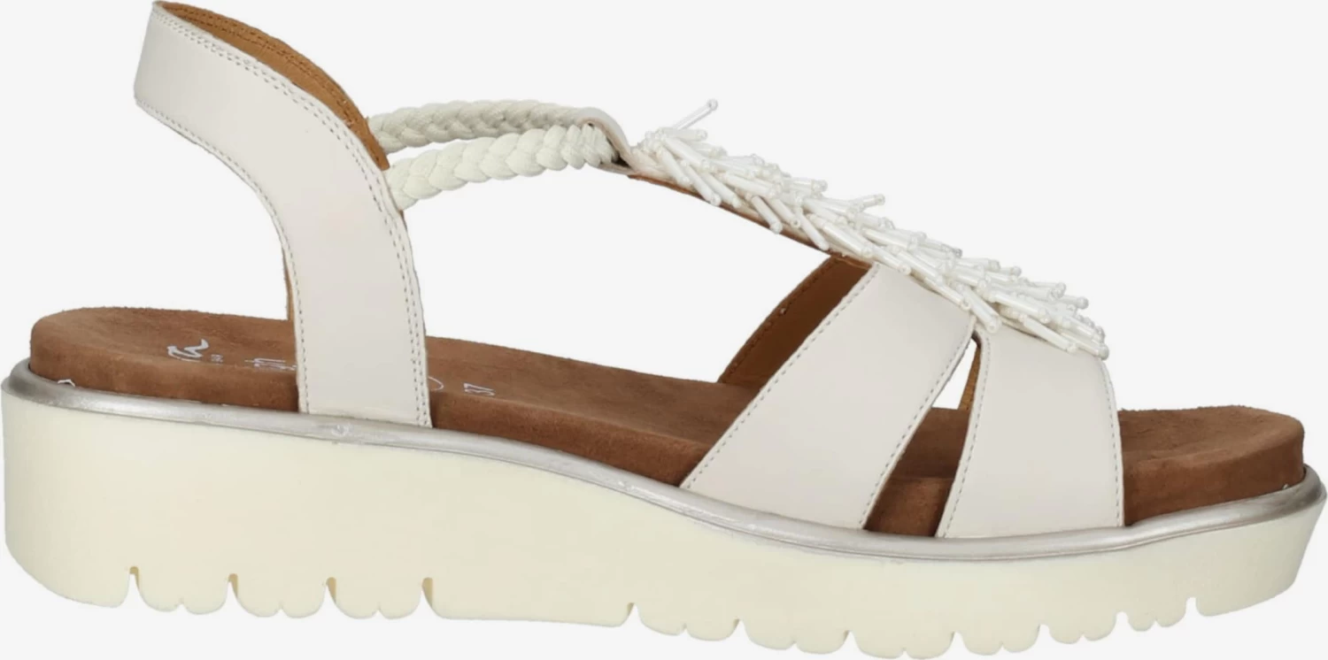 Ara Sandales à Brides Sandales à Lanières Femme Crème – Image 4