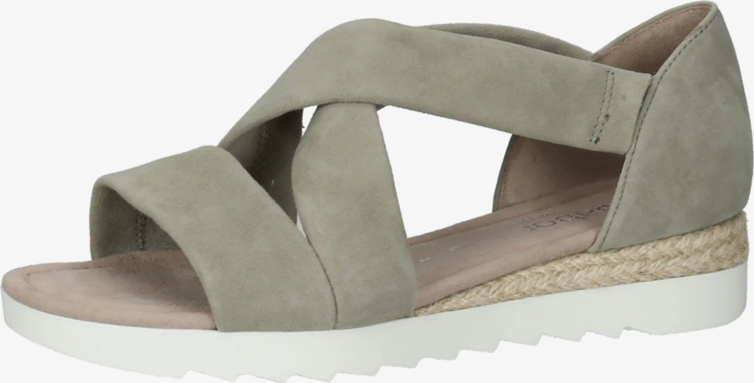 Gabor Sandales à Talons Sandales à Lanières Femme Olive