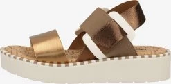 Sandales à Plateau Sandales Femme Bronze