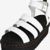 Dr. Martens Sandales à Plateau Sandales BLAIRE Femme Blanc