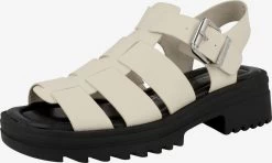 Tamaris Sandales à Plateau Sandales Femme écru