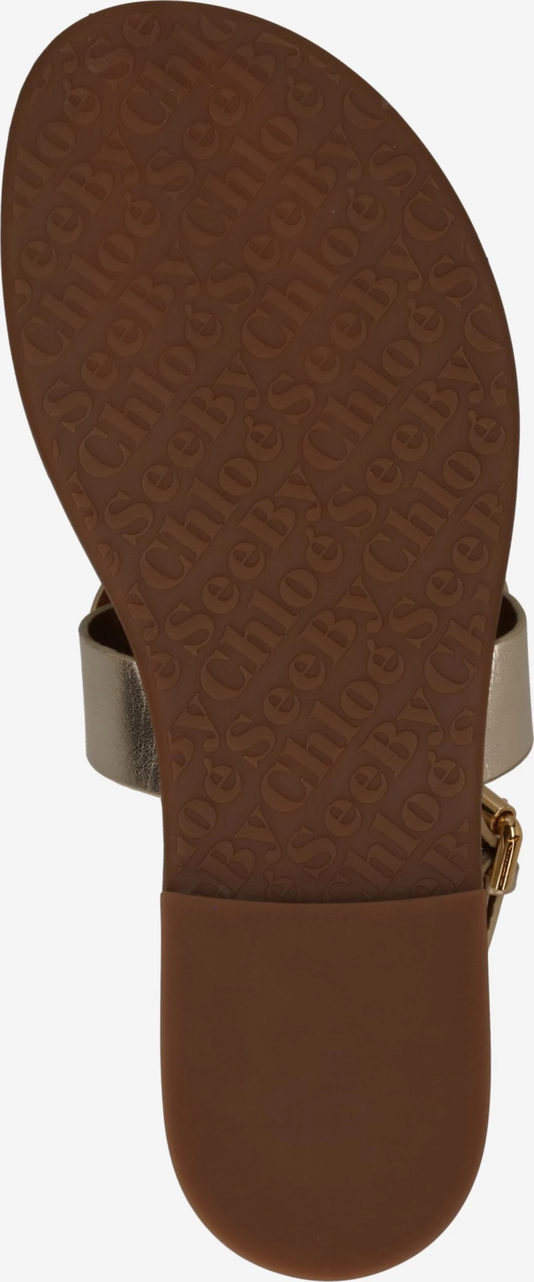 See By Chloé Sandales Tongs CHANY Femme Or – Image 3