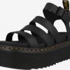 Dr. Martens Sandales à Plateau Sandales BLAIRE Femme Noir