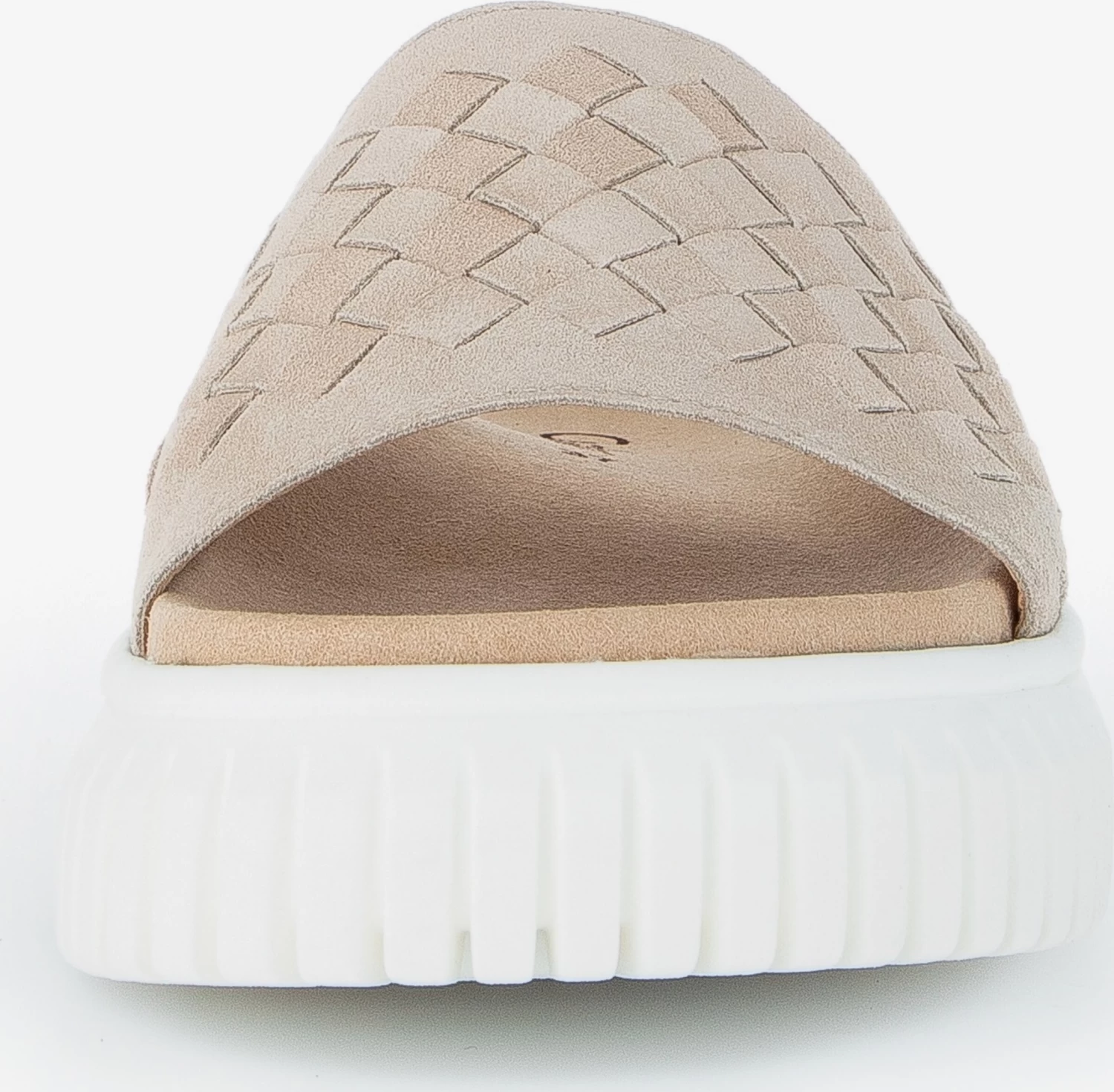 Gabor Sandales à Plateau Mule Femme Beige – Image 7