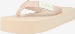 Calvin Klein Jeans Sandales Tongs Femme Rose Pastel
