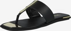 DKNY Sandales Tongs DEJA Femme Noir