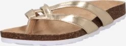 Dorothy Perkins Sandales Tongs Bernadette Femme Or