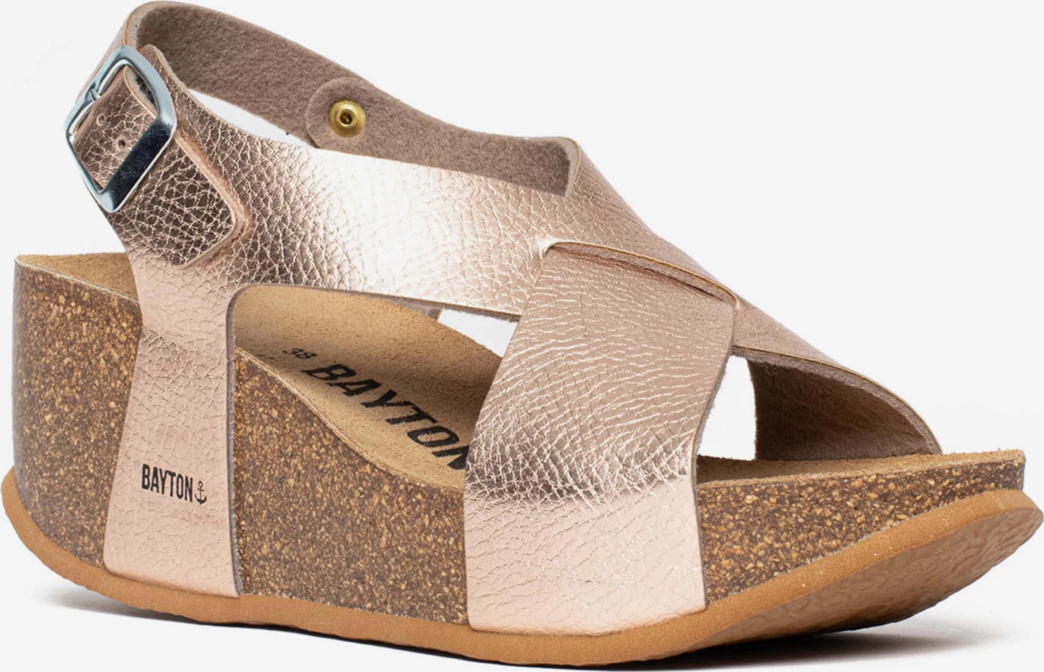 Sandales à Talons Sandales Jerez Femme Or Rose – Image 2