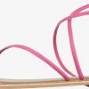 Faina Sandales à Brides Sandales à Lanières Femme Fuchsia