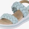 Bullboxer Sandales à Talons Sandales à Lanières Femme Bleu Clair
