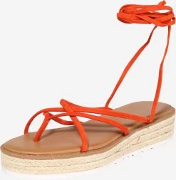 Nine West Sandales Tongs CANDID2 Femme Orange Foncé