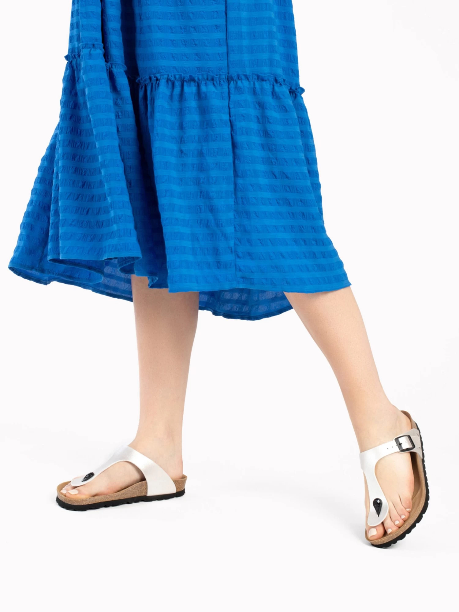 Sandales Tongs Mercure Femme Blanc – Image 9