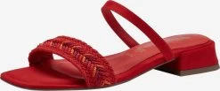 Tamaris Sandales à Talons Mule Femme Rouge