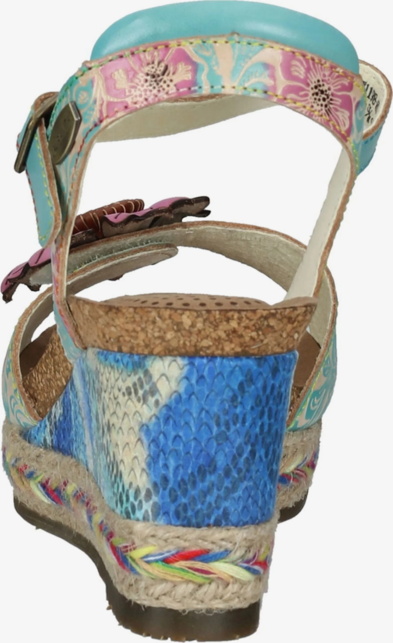 Laura Vita Sandales à Talons Sandales Femme Bleu – Image 5