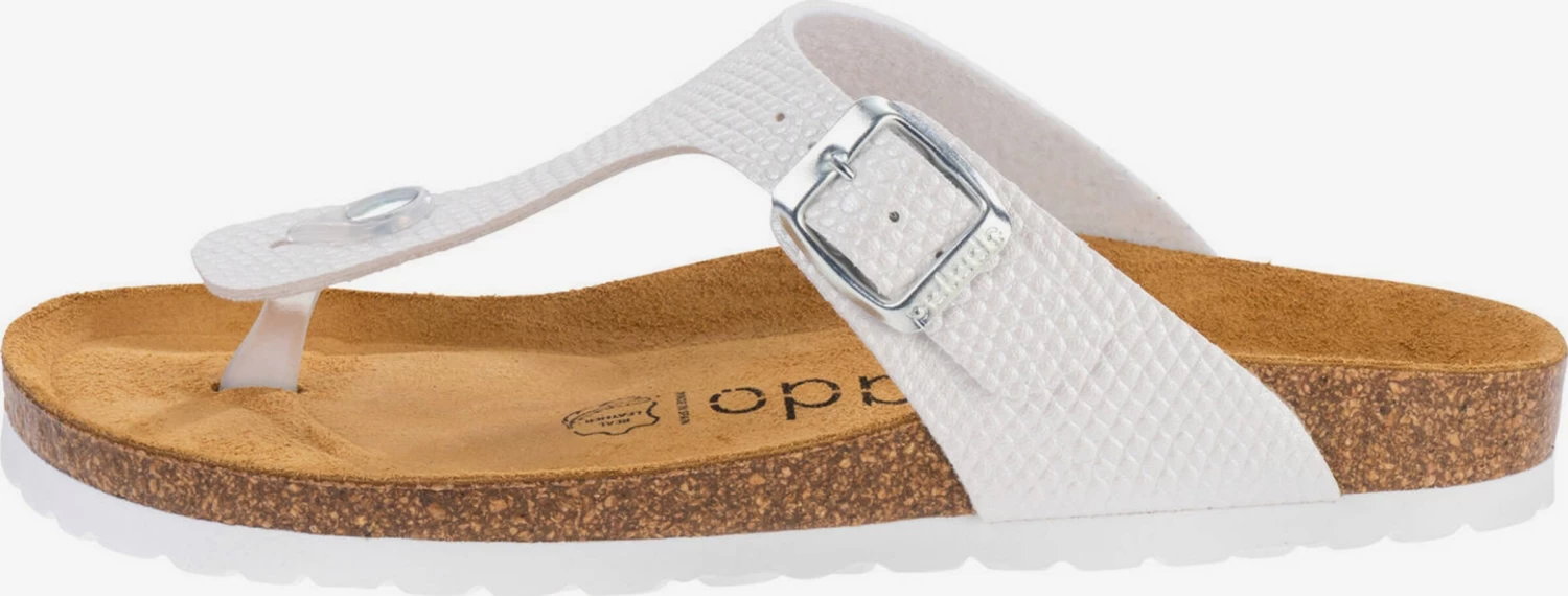 Sandales Tongs Kos Femme Blanc – Image 3