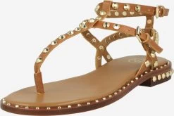 Ash Sandales Tongs PAROS Femme Caramel