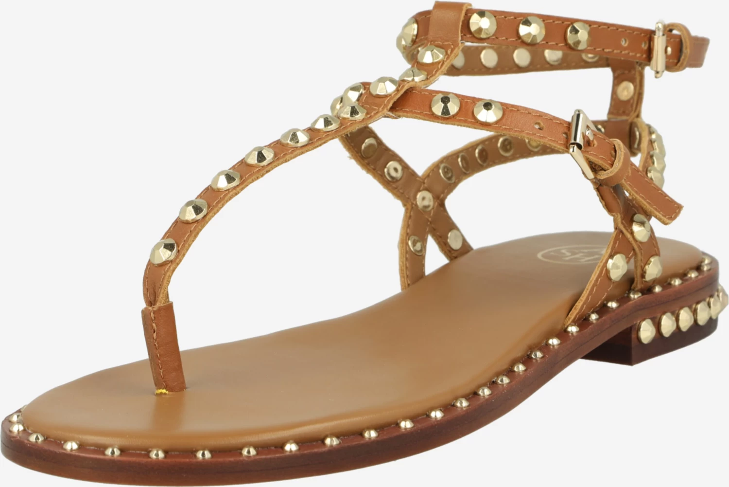 Ash Sandales Tongs PAROS Femme Caramel